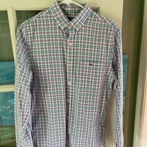 Vineyard Vines Men’s Tucker SlimFit LS Shirt Sz S